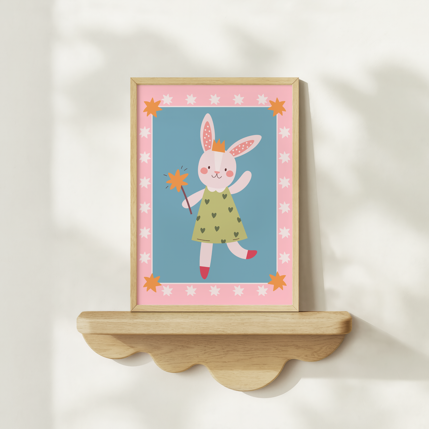 Princess Bunny Poster Print