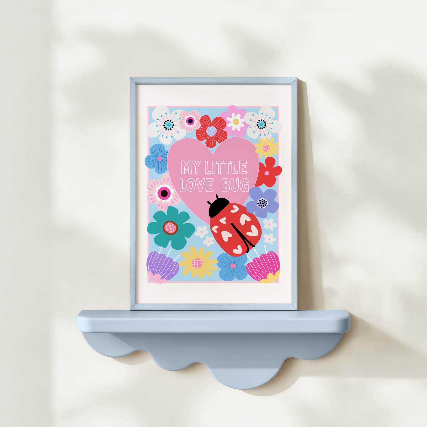 My Little Love Bug Poster Print