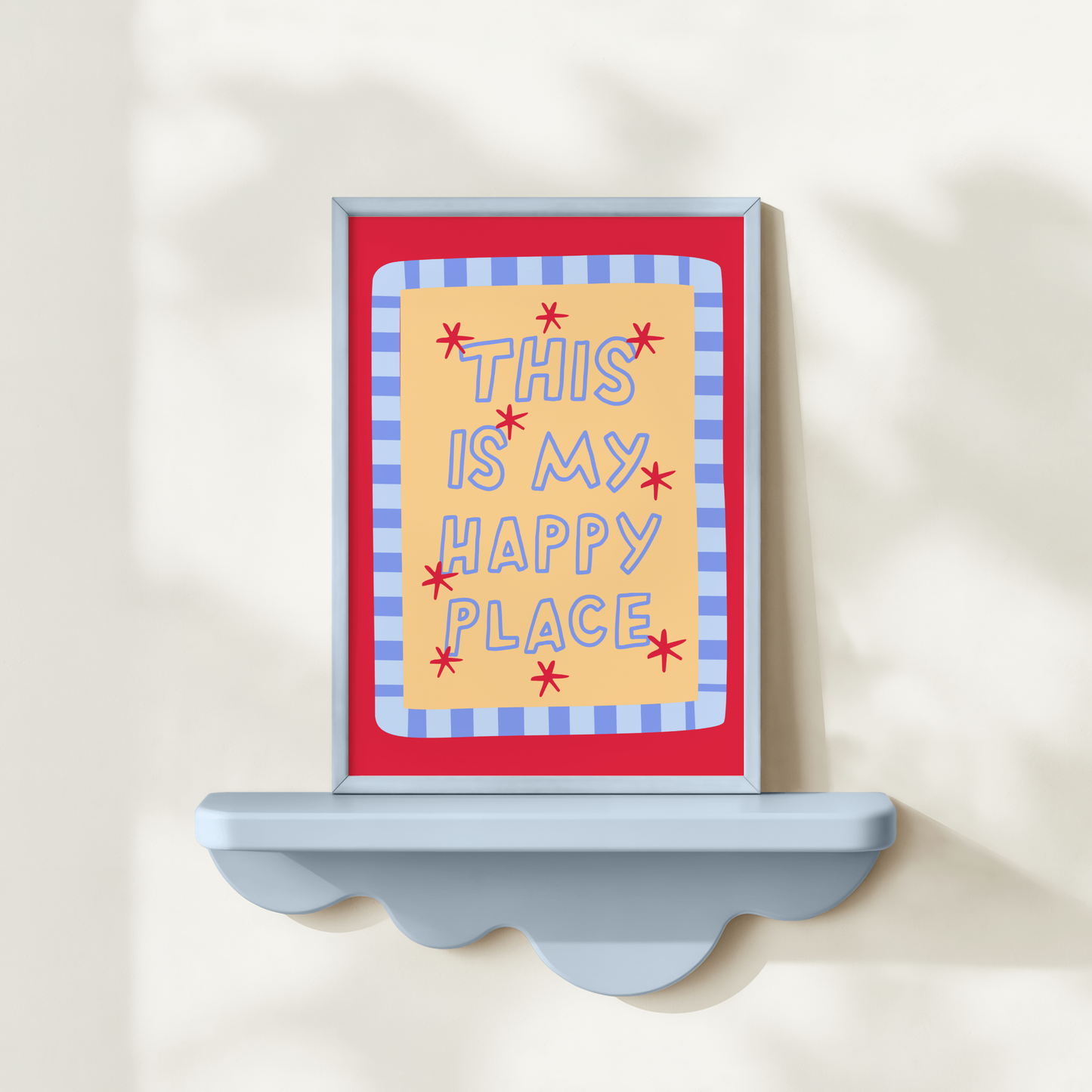 This Is My Happy Place Poster Print