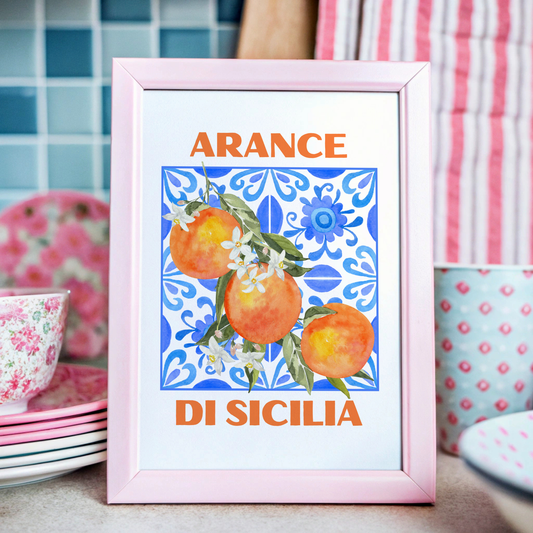 Arance Di Sicilia Print