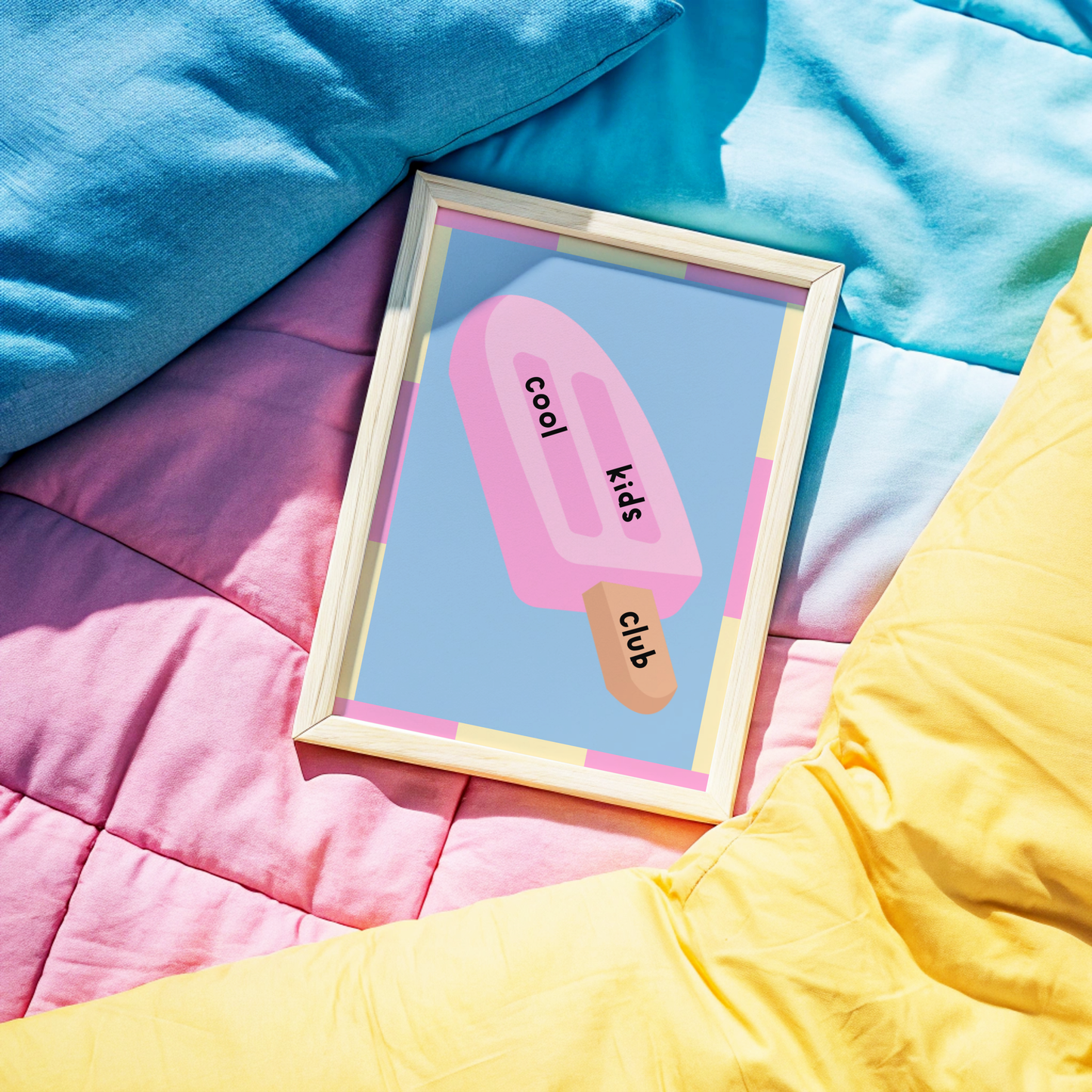 Cool Kids Club Popsicle Poster Print