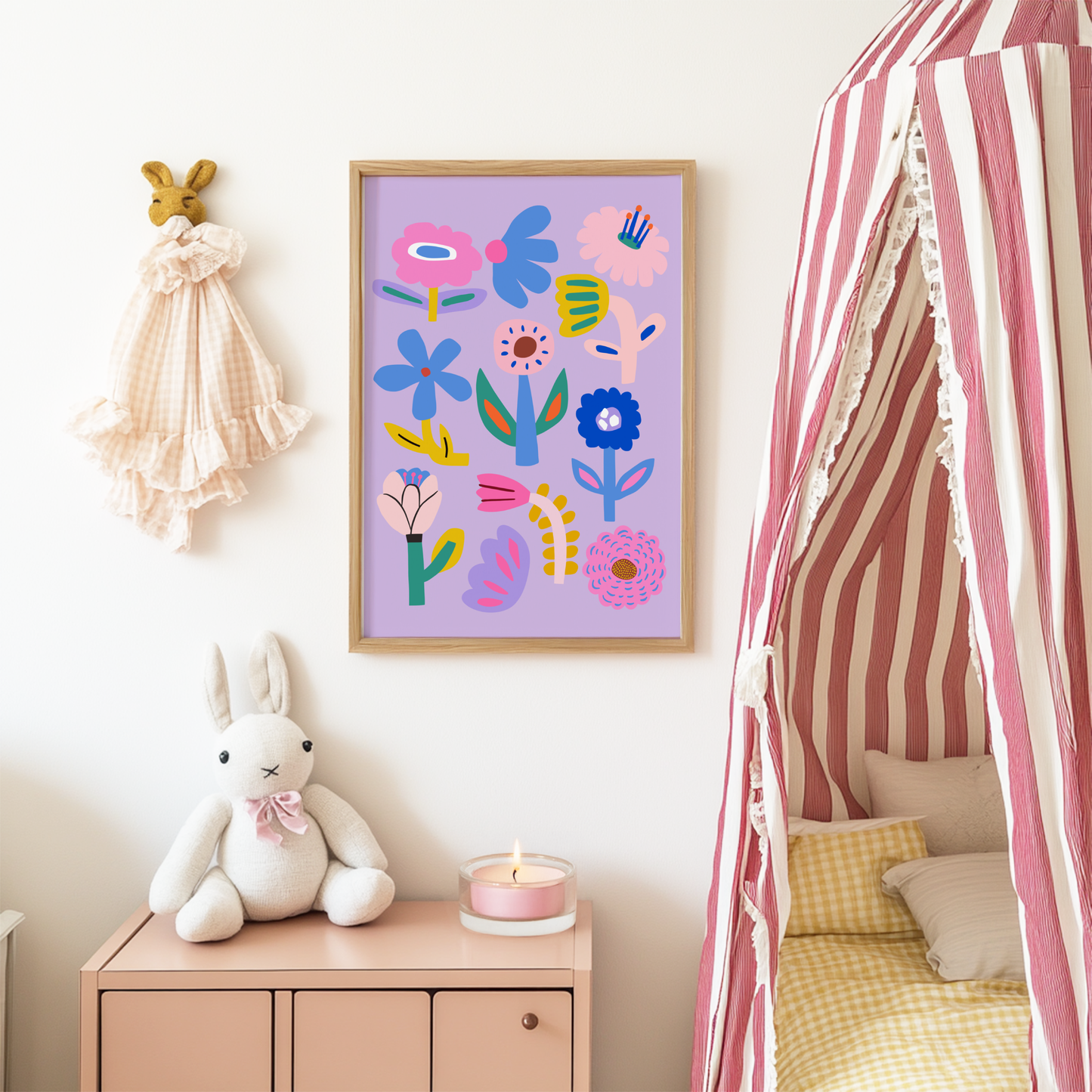 Flower Garden Poster Print