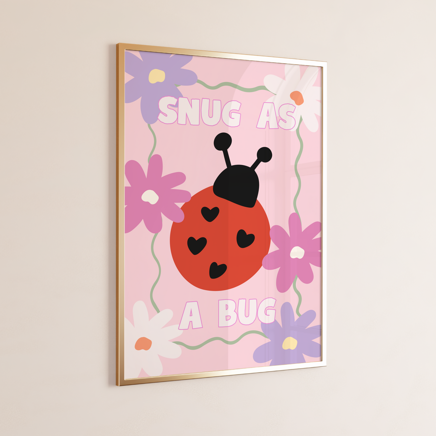 Snug As A Bug Poster Print