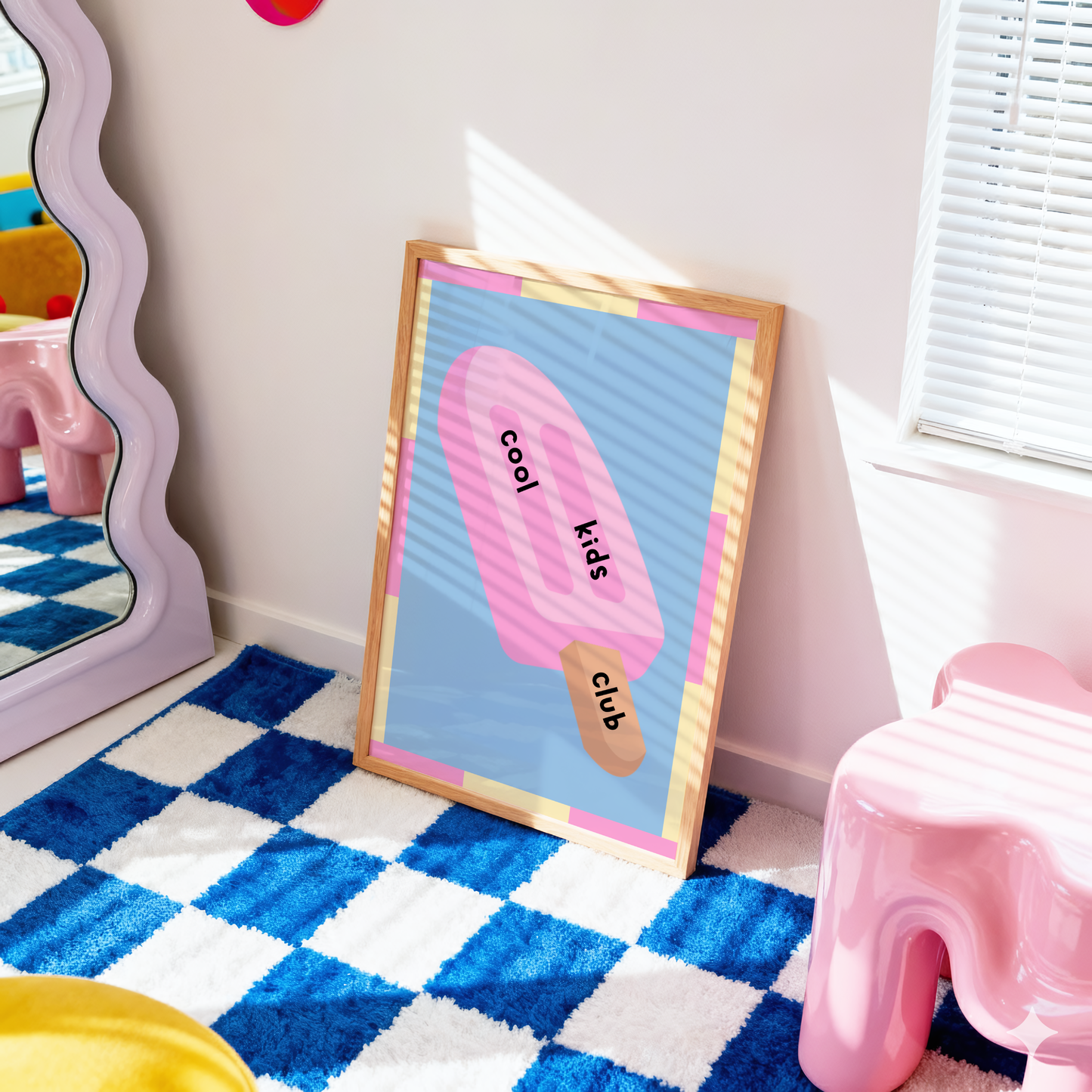 Cool Kids Club Popsicle Poster Print