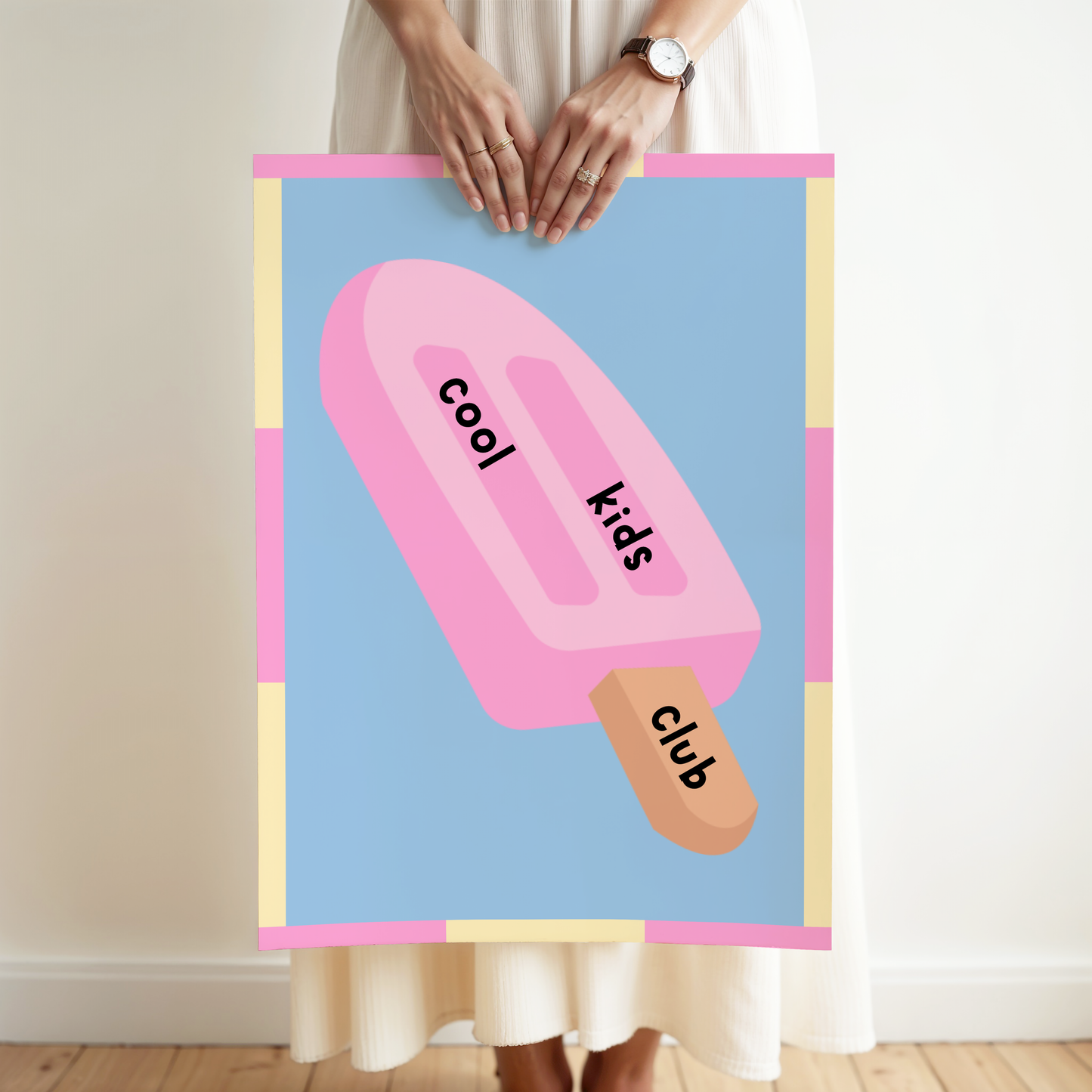 Cool Kids Club Popsicle Poster Print