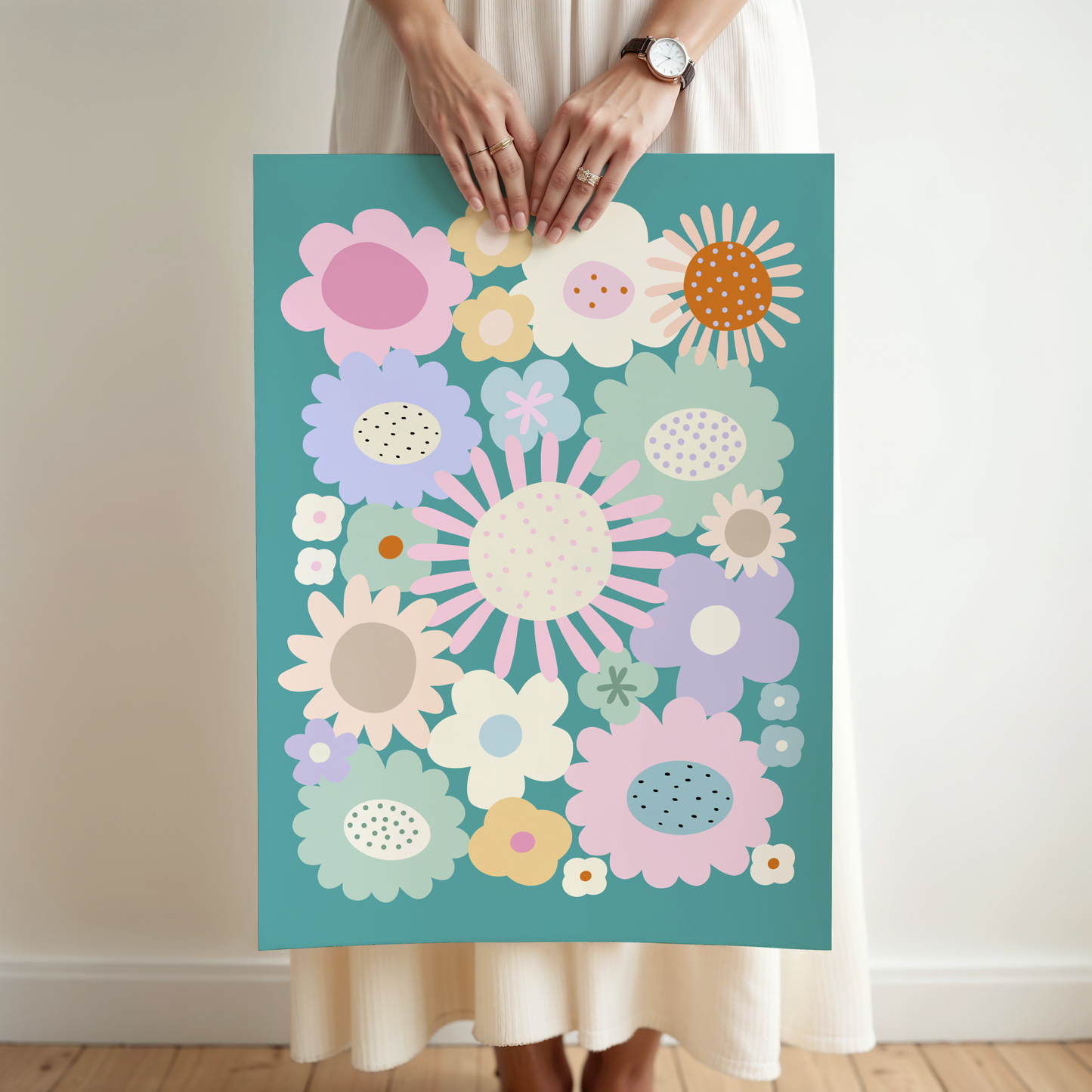 Flower Garden 4 Poster Print