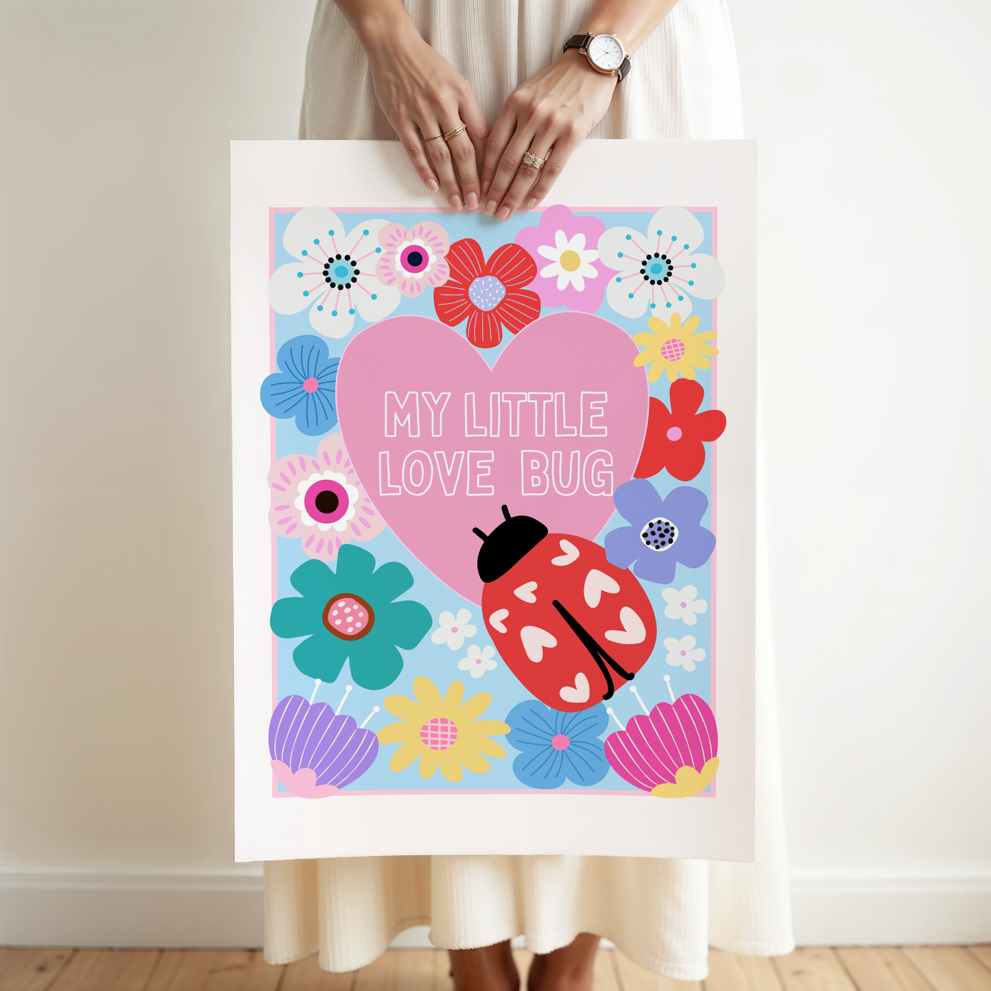 My Little Love Bug Poster Print