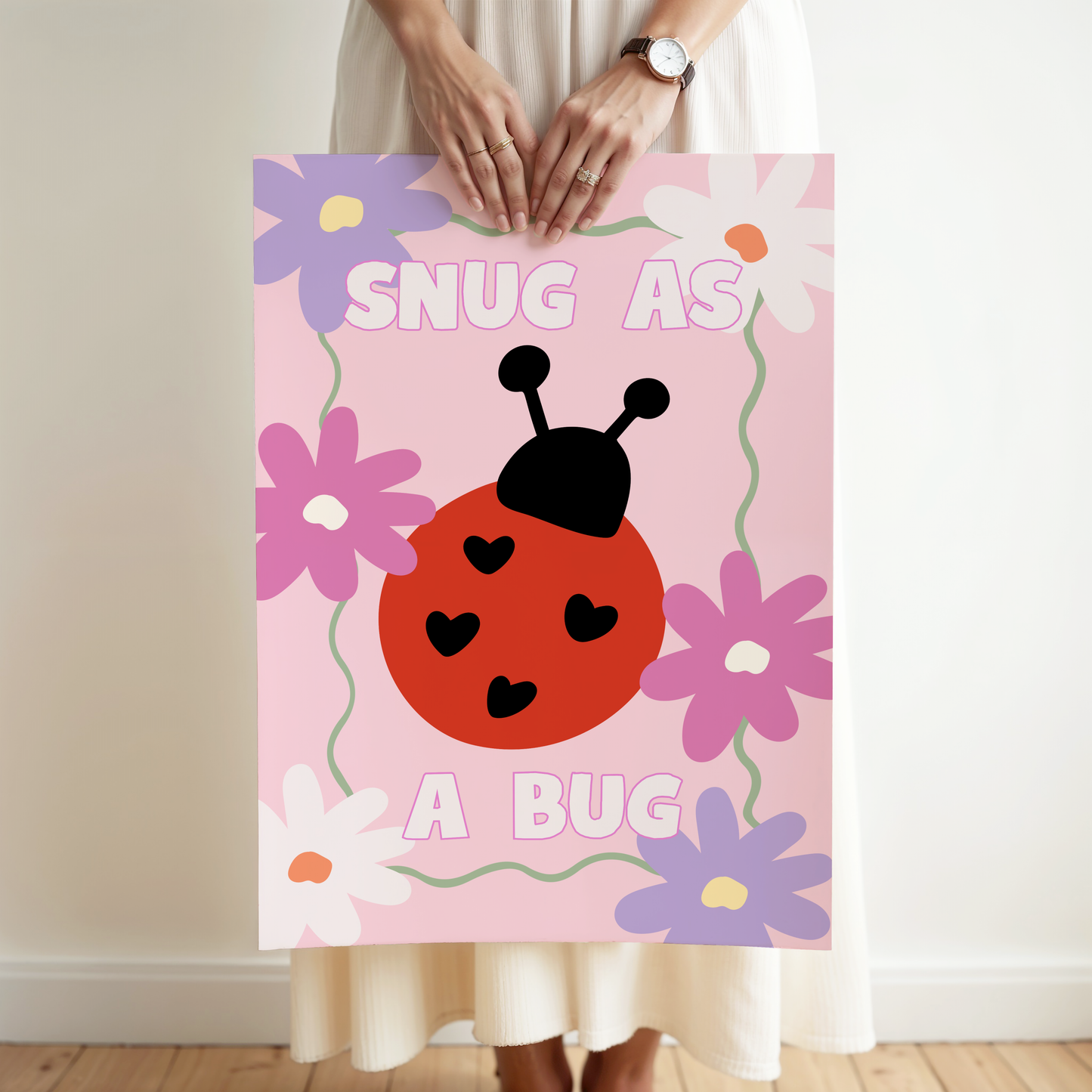 Snug As A Bug Poster Print