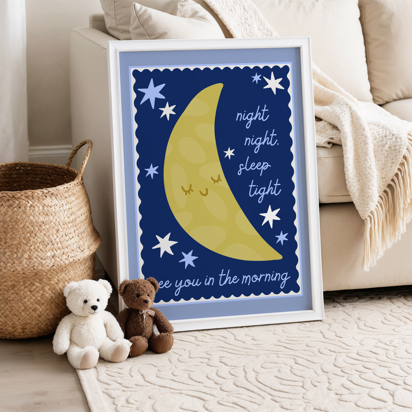 Night Night Sleep Tight Poster Print