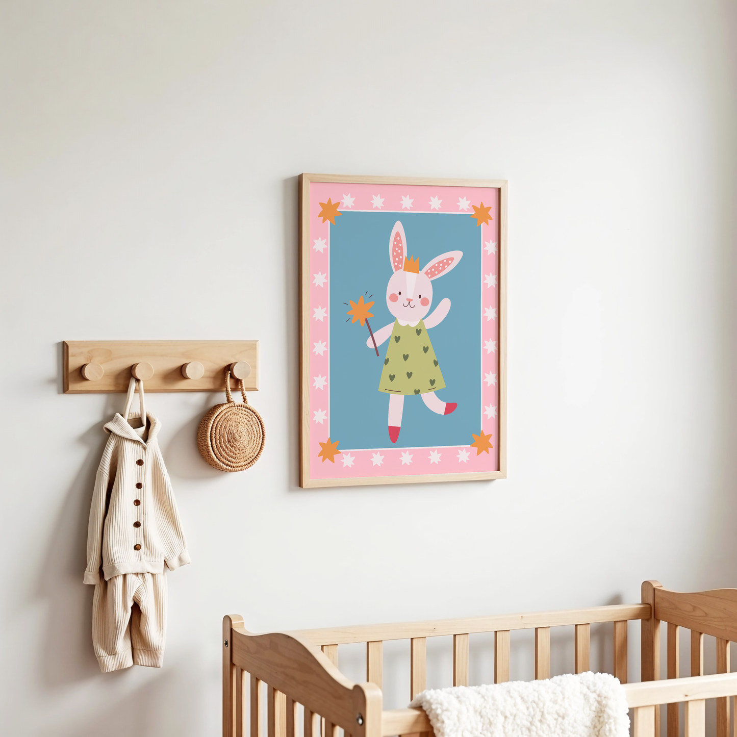 Princess Bunny Poster Print