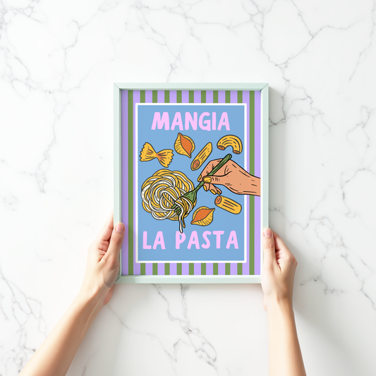 Mangia La Pasta Print