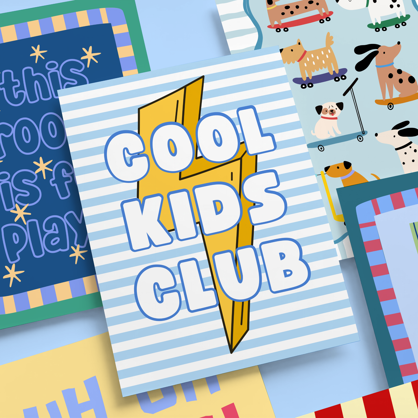 Cool Kids Club Poster Print