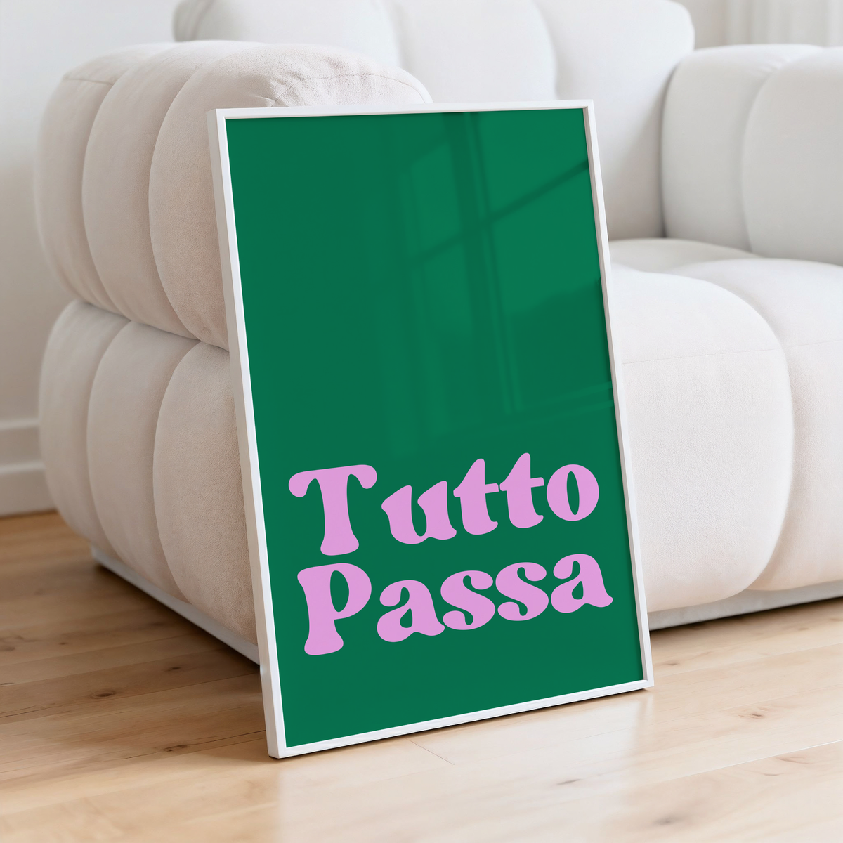 Tutto Passa Poster Print