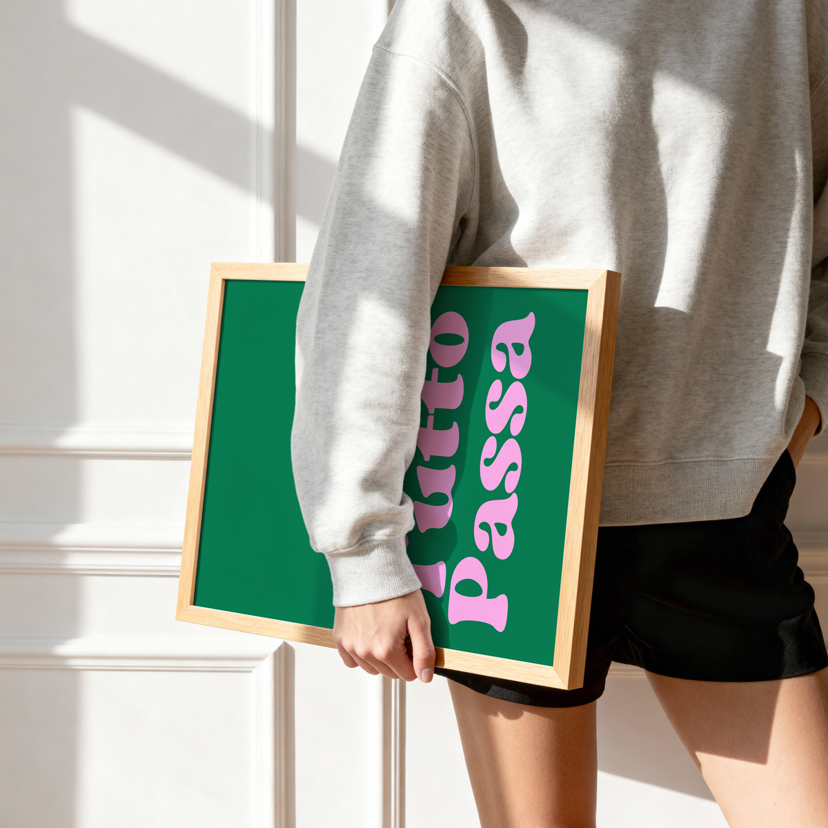 Tutto Passa Poster Print