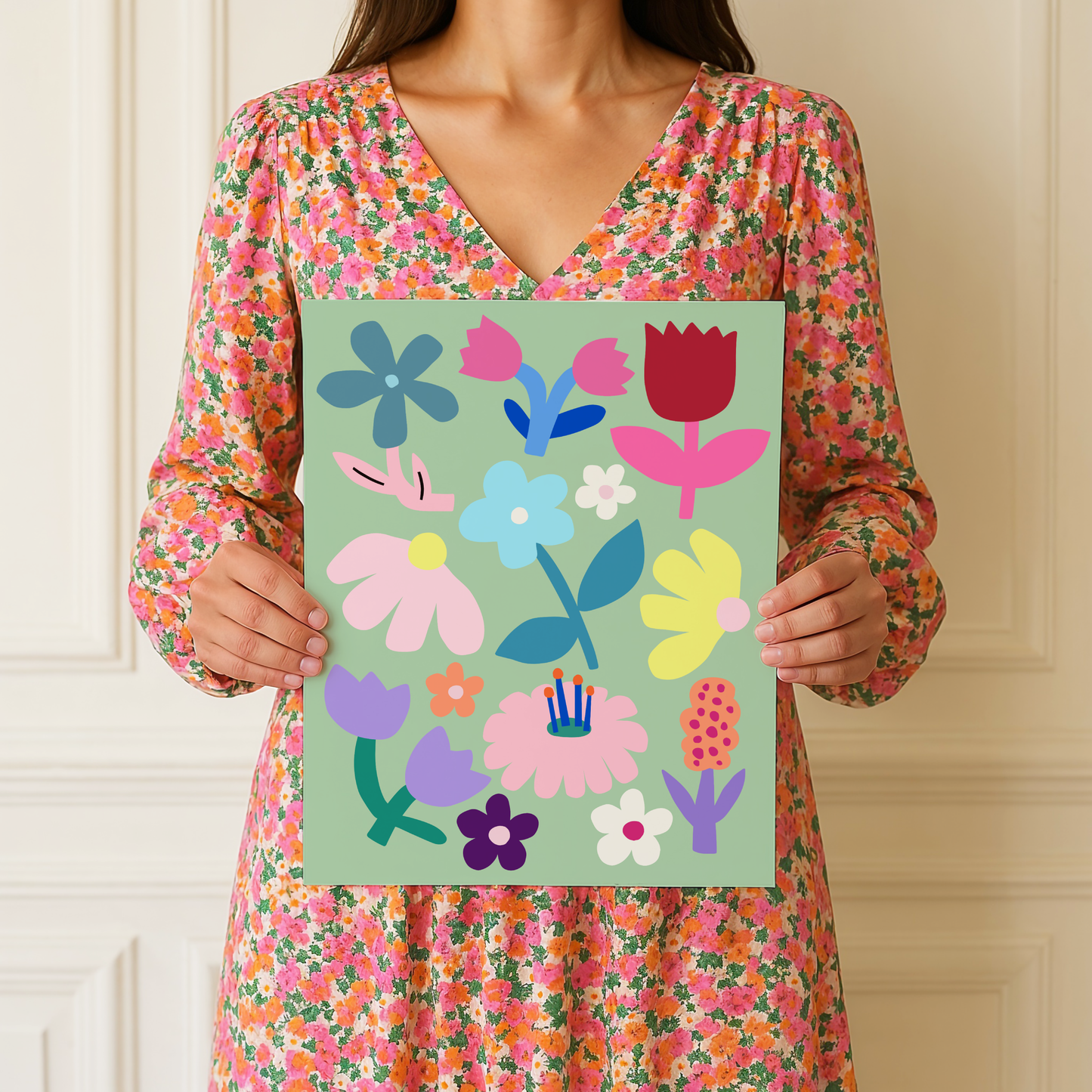 Flower Garden 2 Poster Print