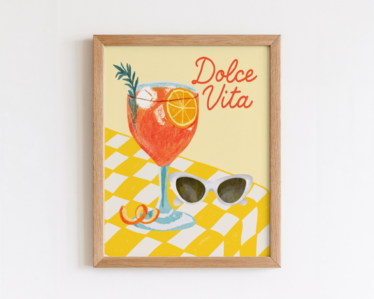 Dolce Vita Aperol Spritz Print