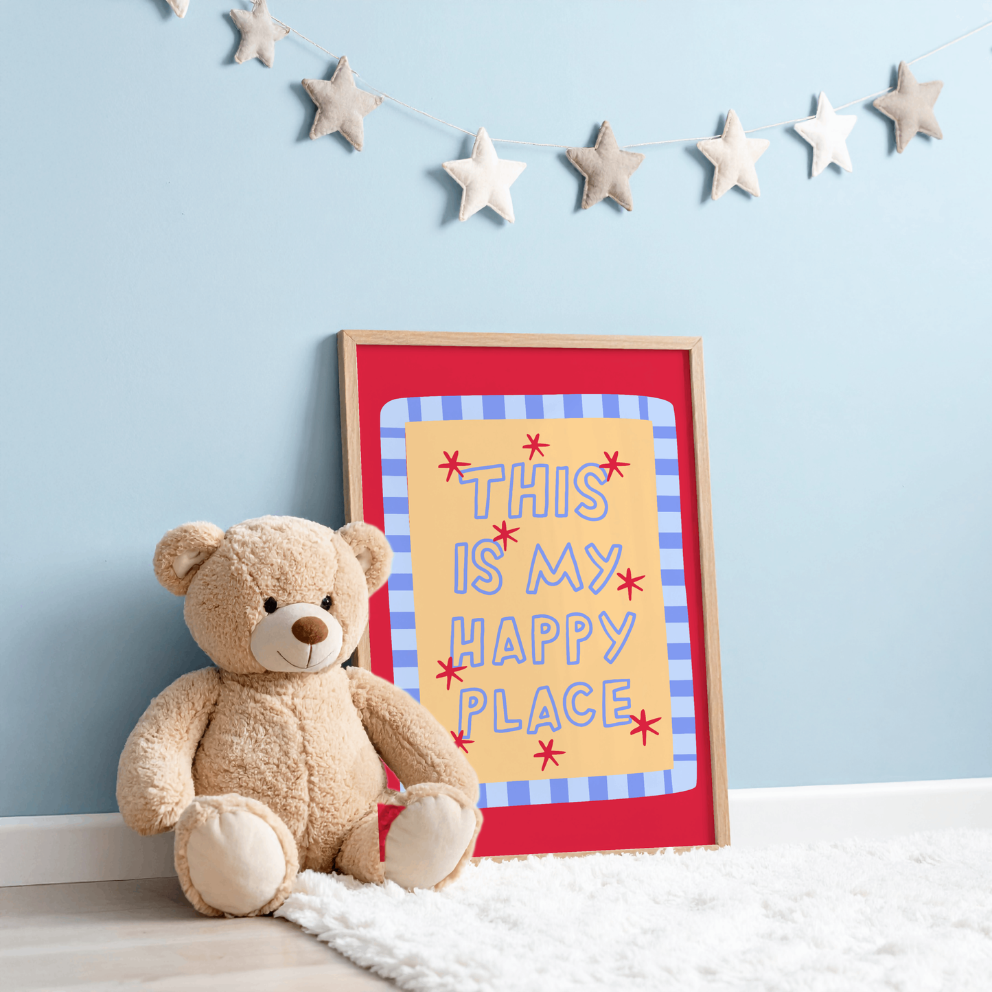 This Is My Happy Place Poster Print