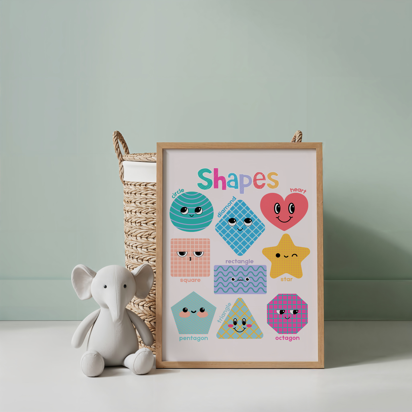 Shapes Poster Print