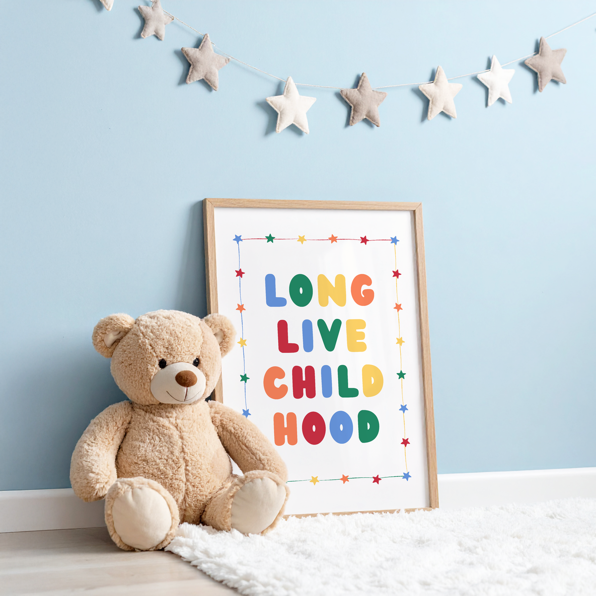 Long Live Childhood Poster Print