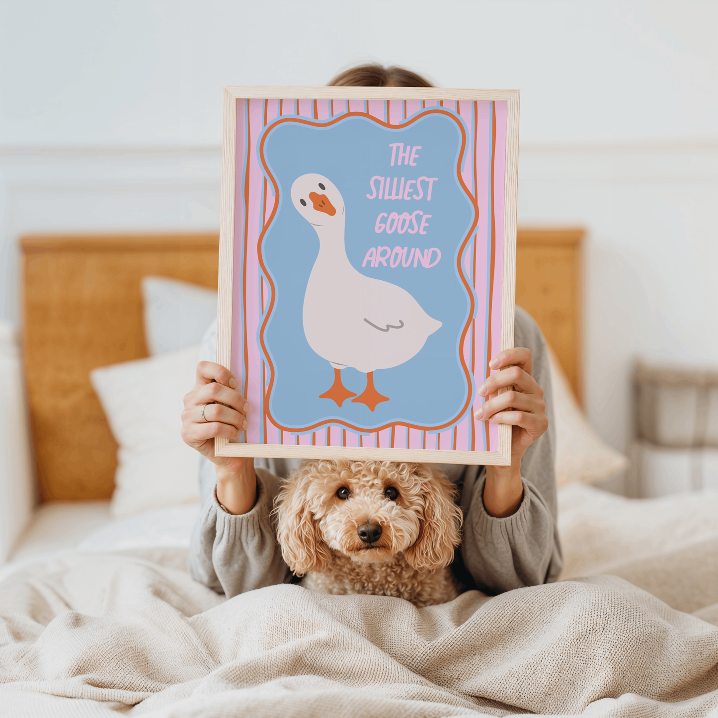 The Silliest Goose Around Poster Print