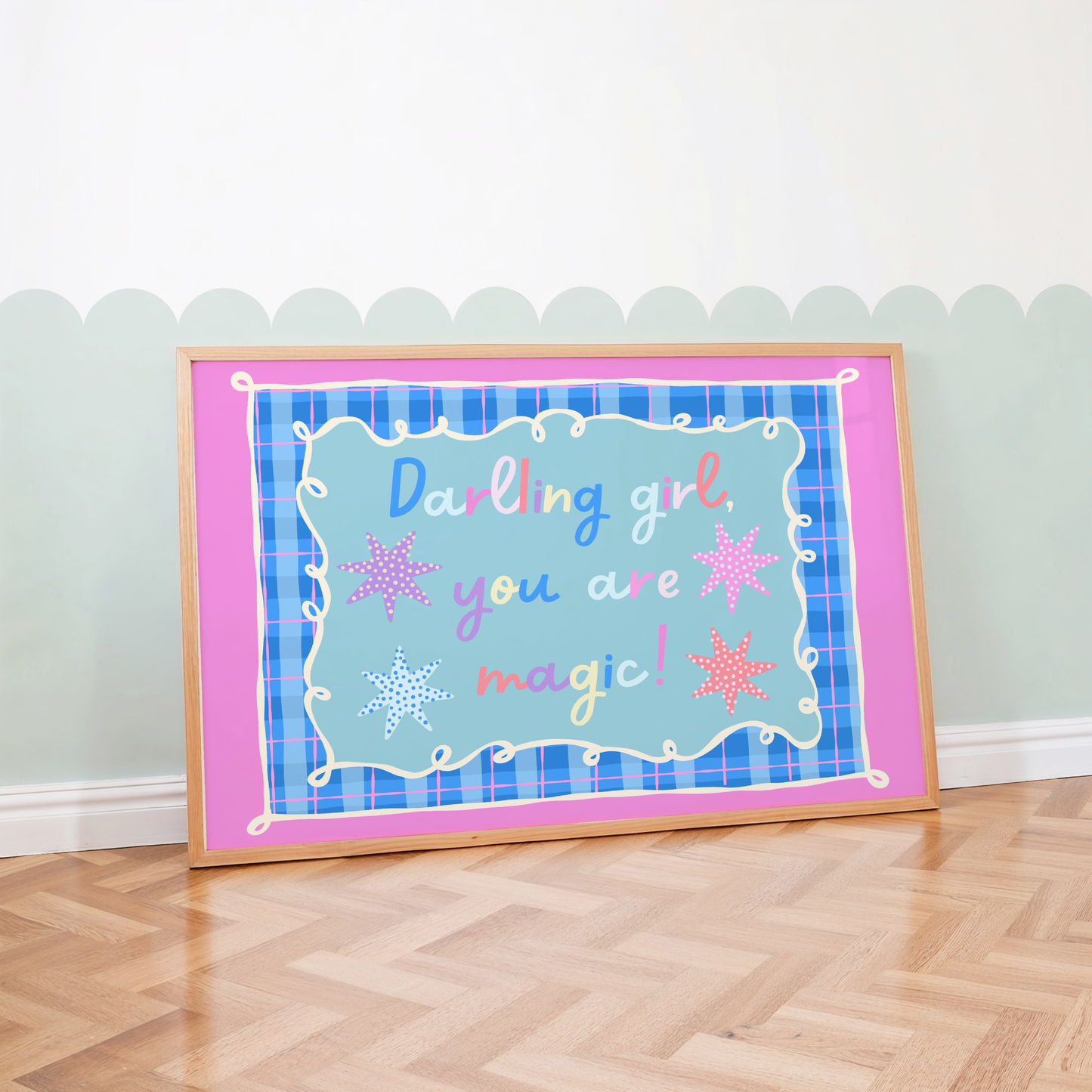 Darling Girl, You Are Magic (Horizontal) Poster Print