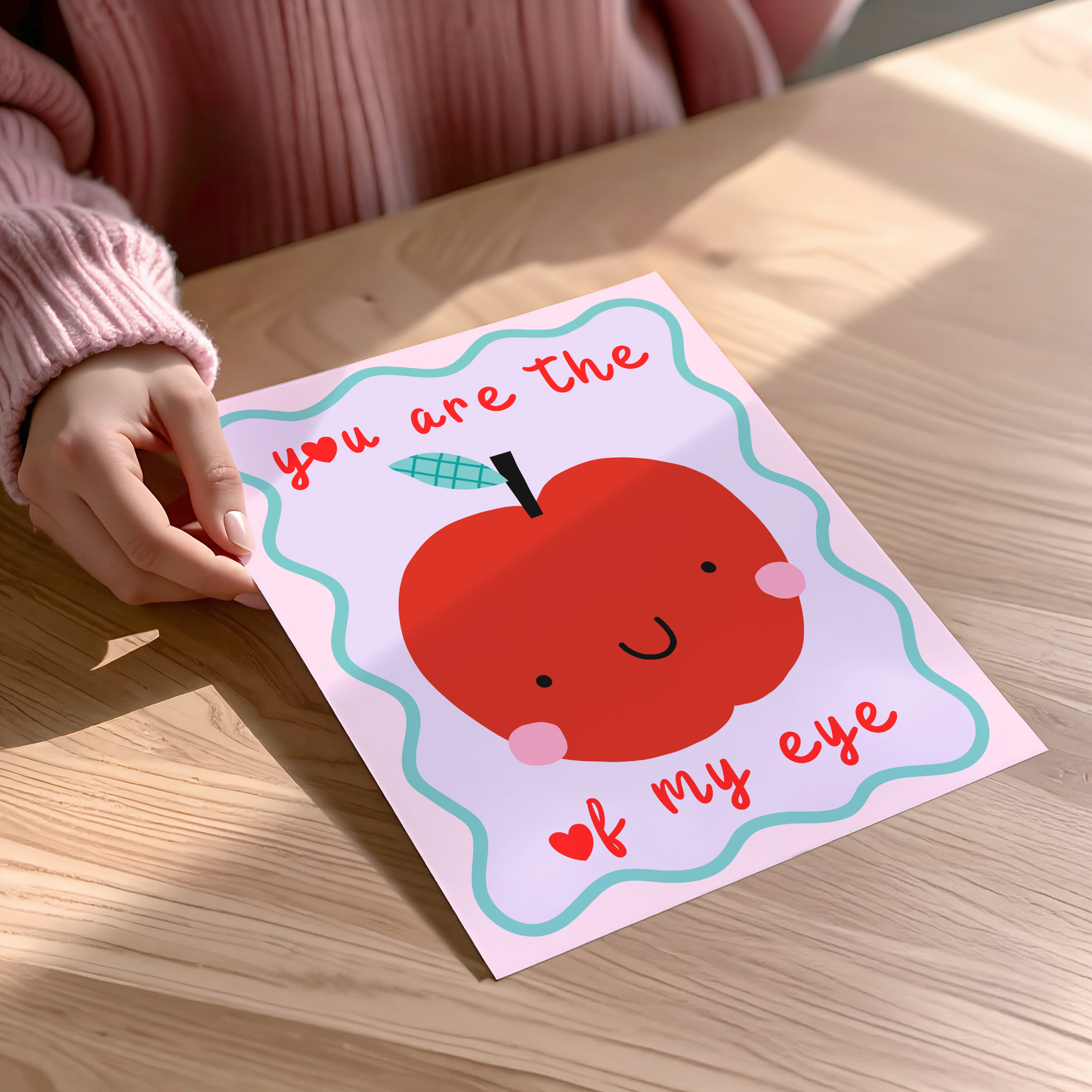 You Are The Apple Of My Eye Poster Print