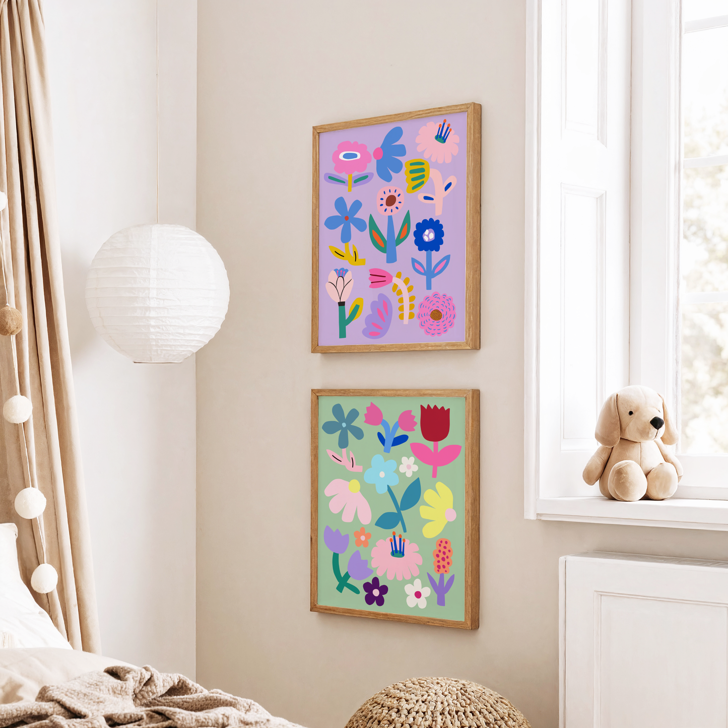 Flower Garden Poster Print