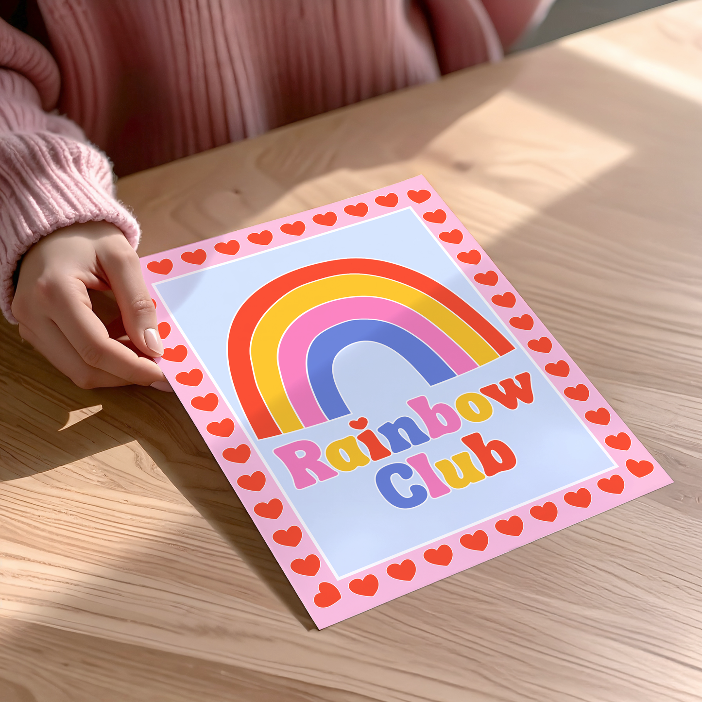 Rainbow Club Poster Print