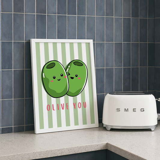 Olive You Print