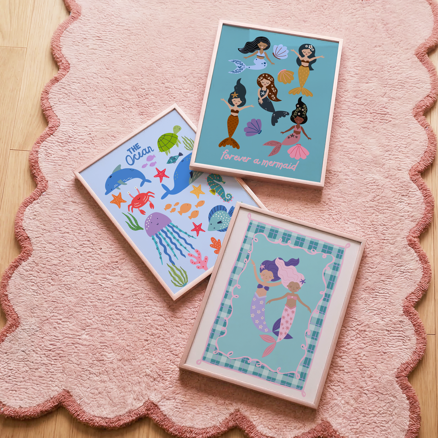 Mermaids Poster Print