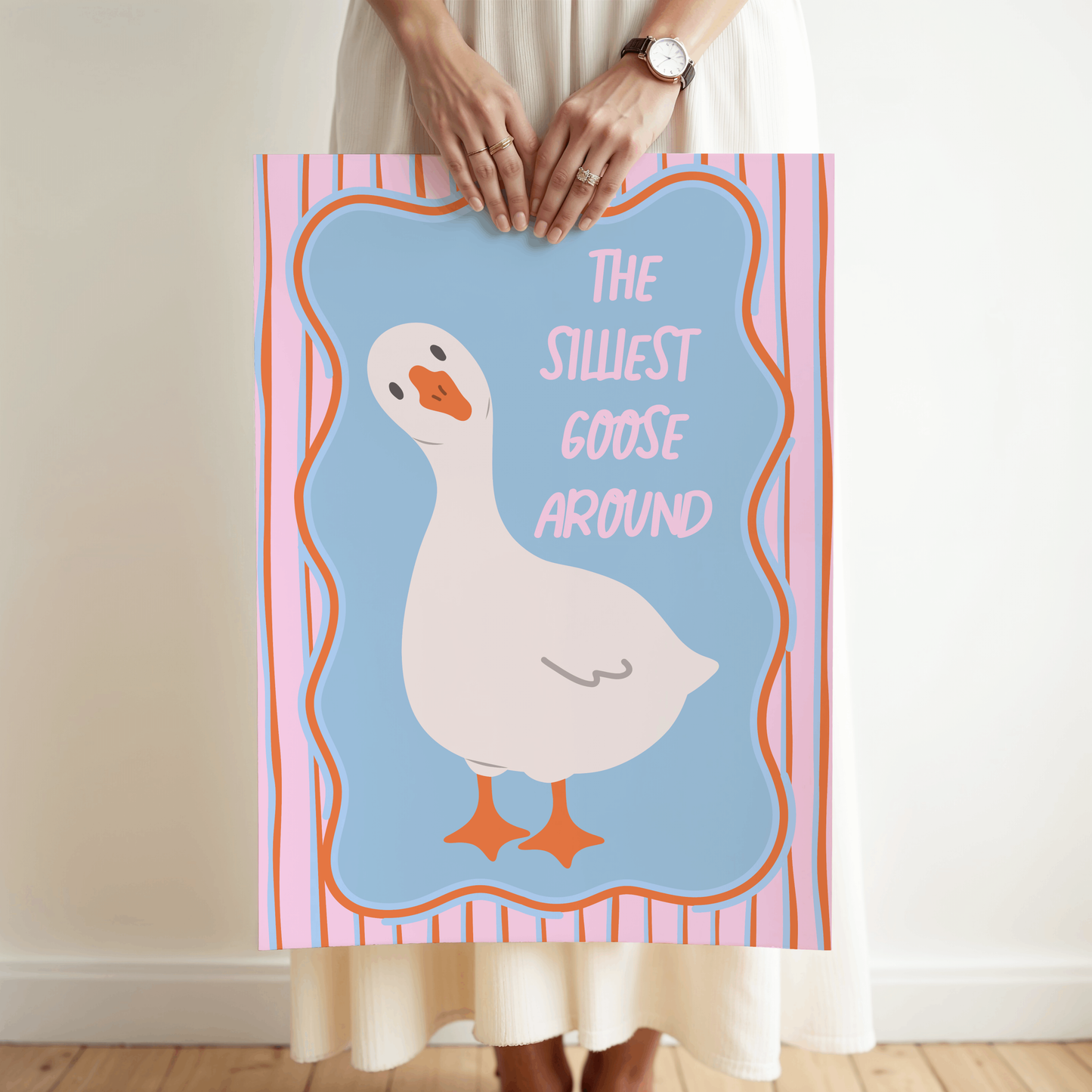 The Silliest Goose Around Poster Print