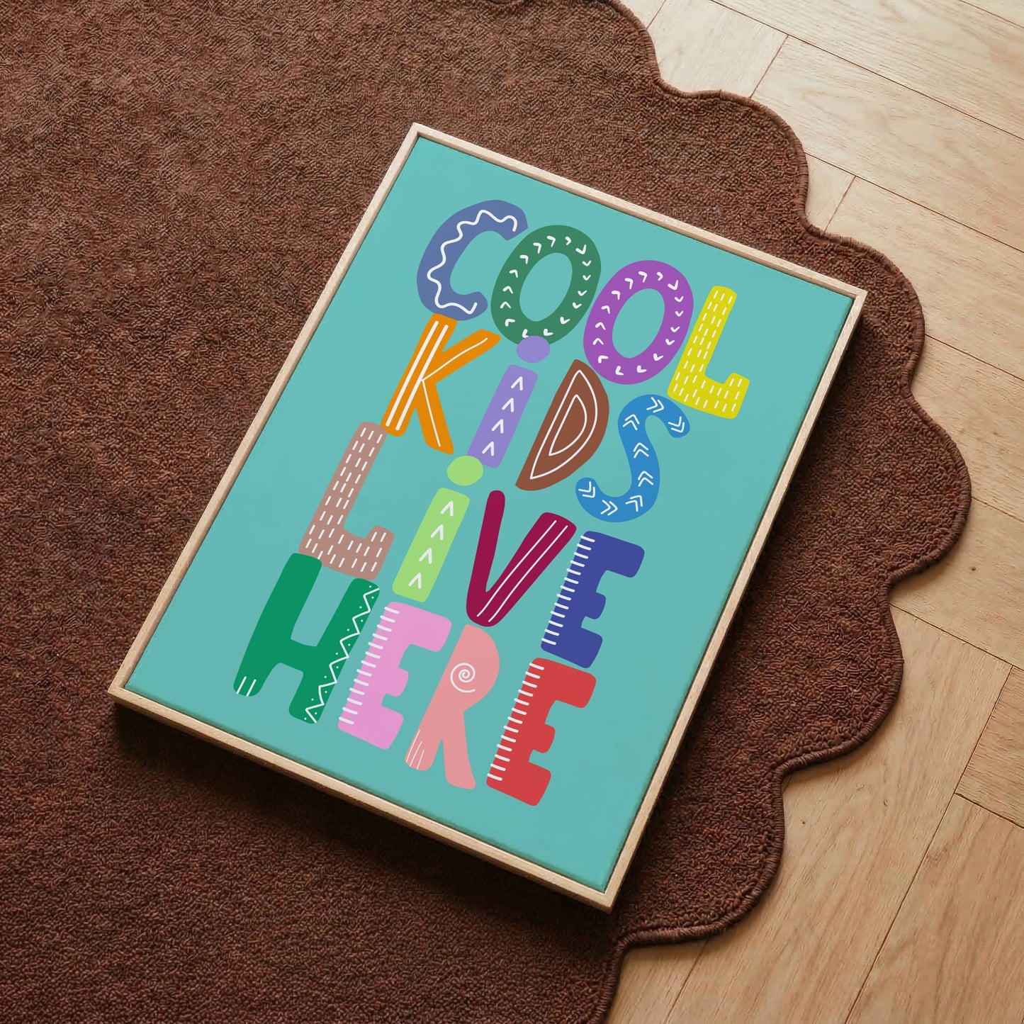 Cool Kids Live Here Poster Print