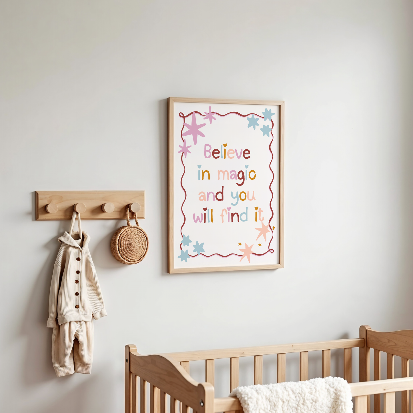 Believe In Magic And You Will Find It Poster Print