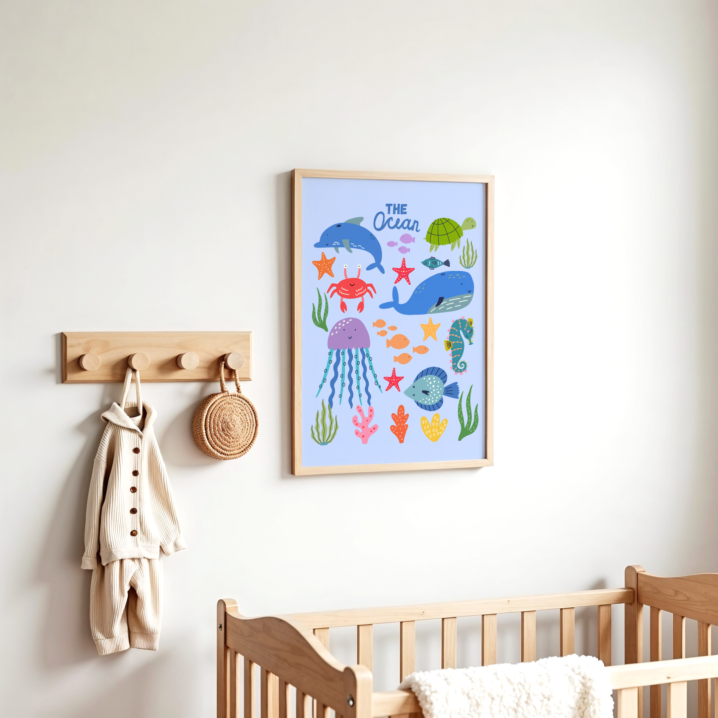 The Ocean Sea Animals Poster Print