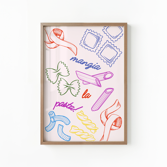Mangia La Pasta Print