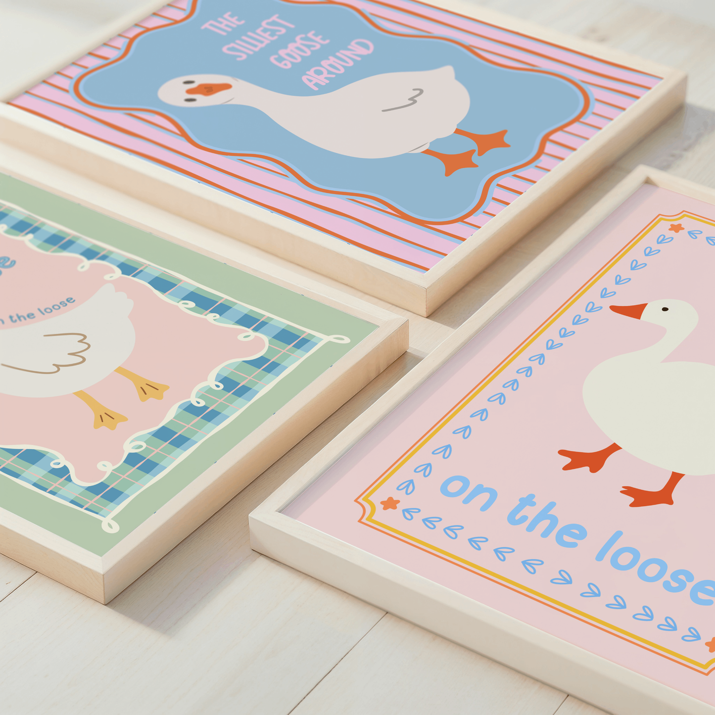 The Silliest Goose Around Poster Print