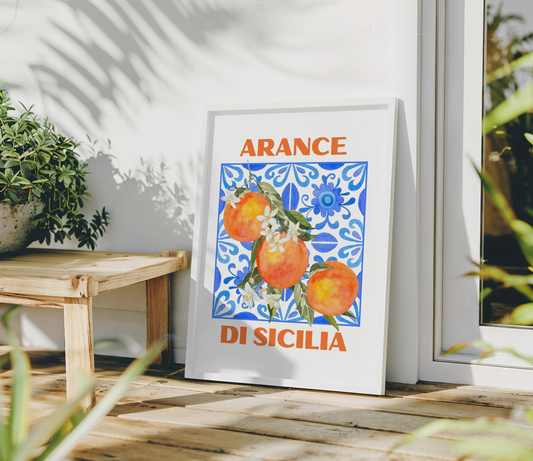 Arance Di Sicilia Print