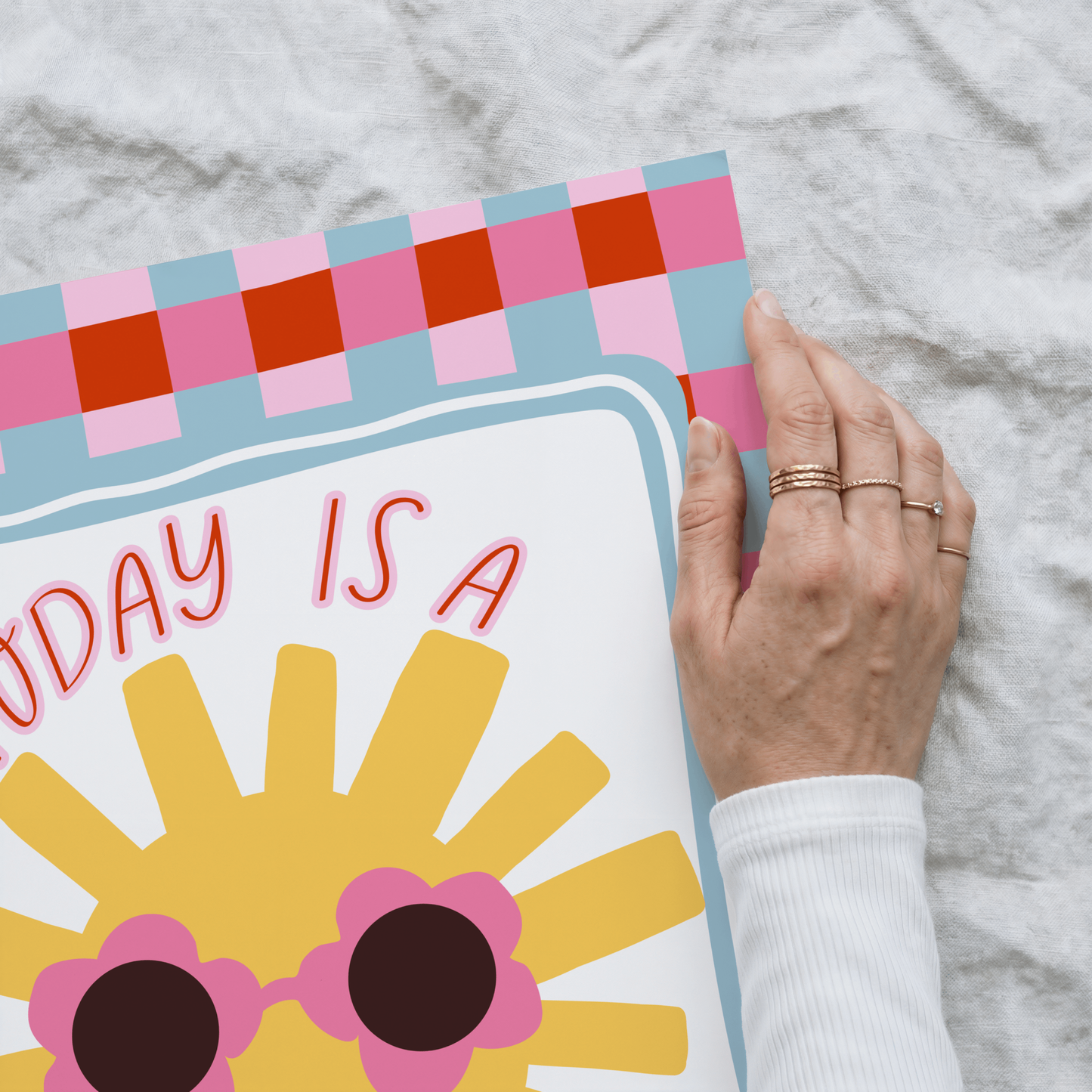 Today Is A Great Day Poster Print