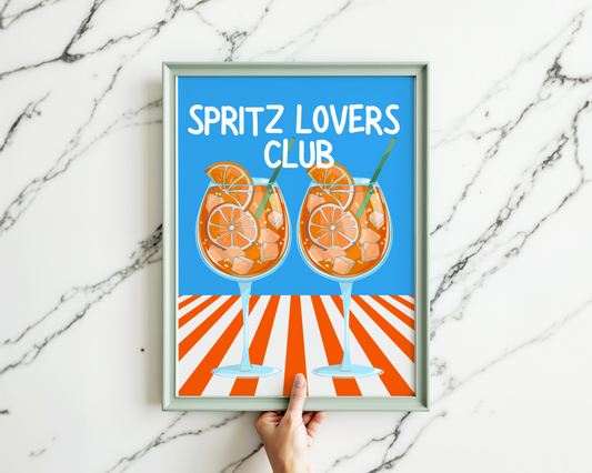 Spritz Lovers Club Print