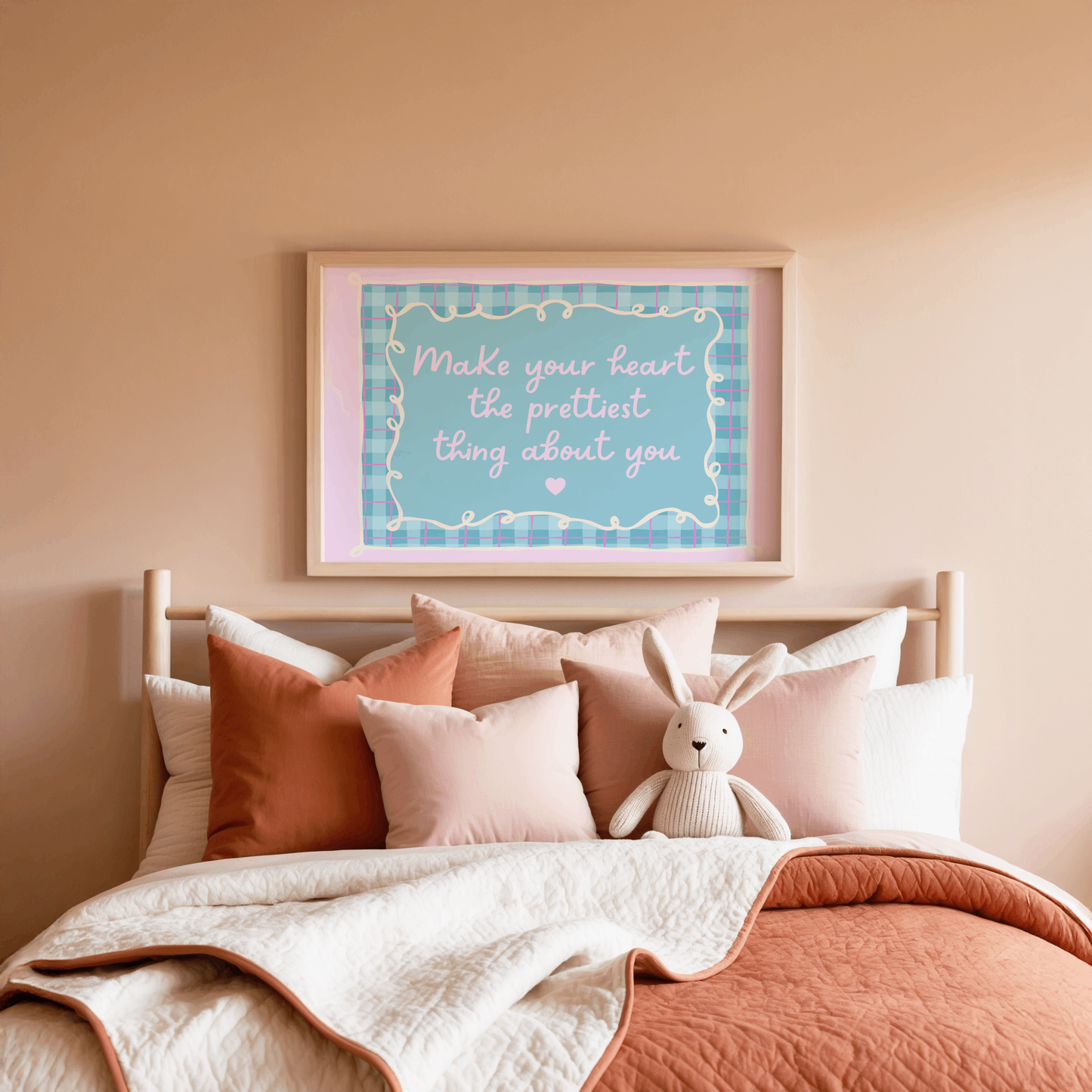 Make Your Heart The Prettiest Thing About You (Horizontal) Poster Print