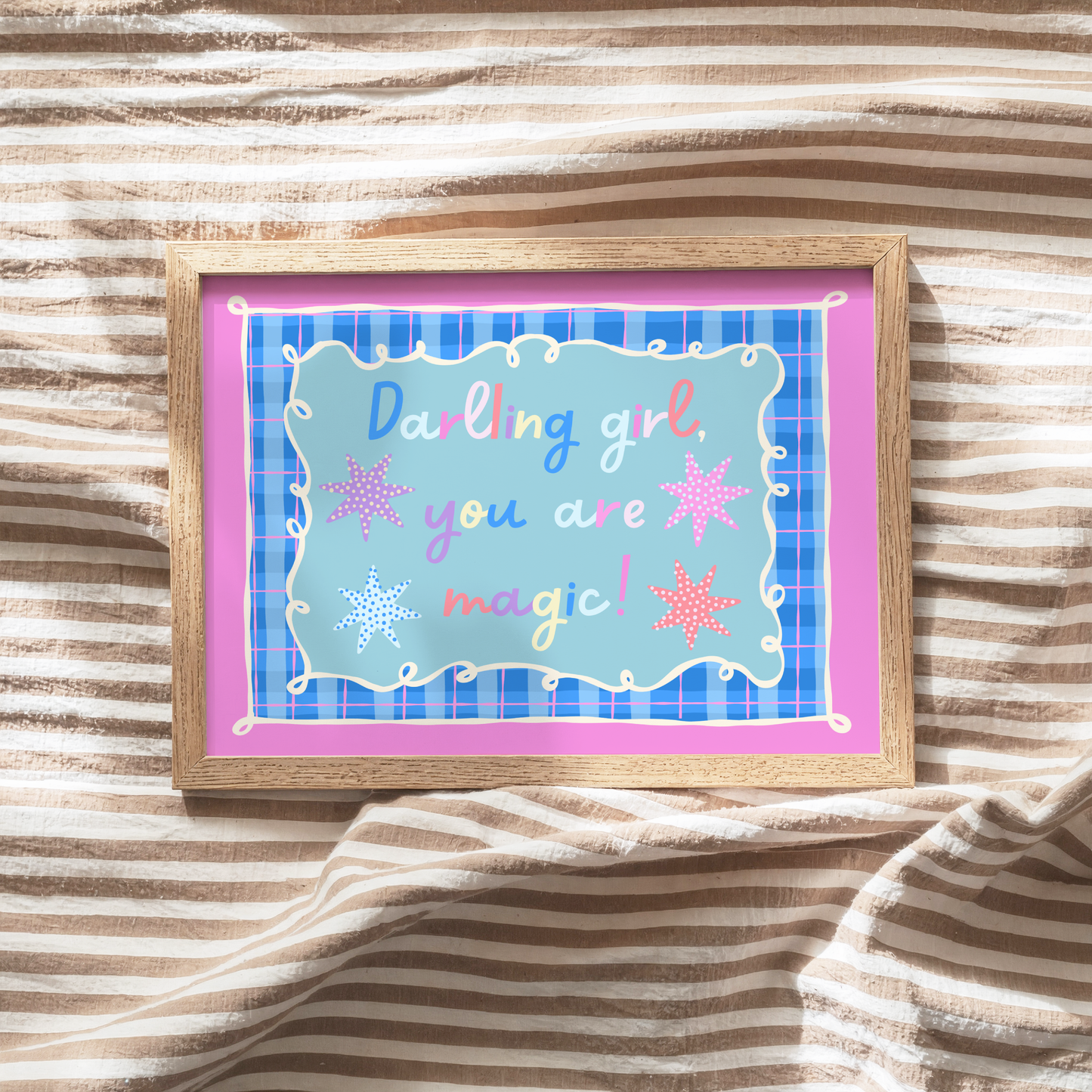 Darling Girl, You Are Magic (Horizontal) Poster Print