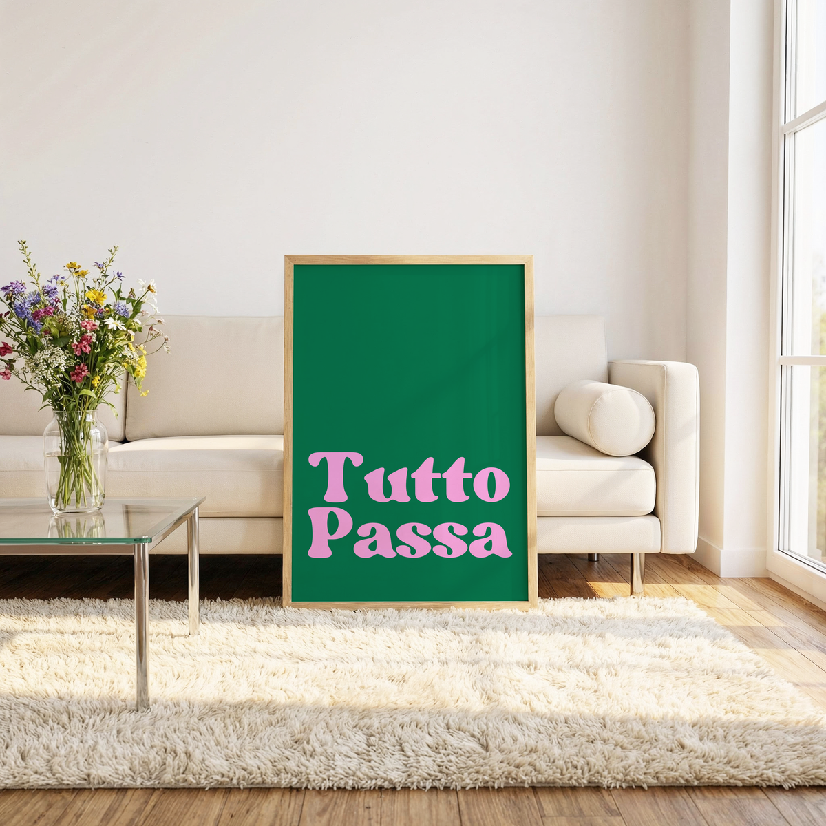 Tutto Passa Poster Print
