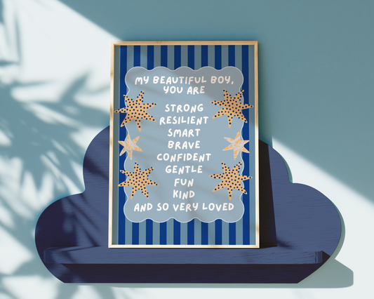 My Beautiful Boy Poster Print