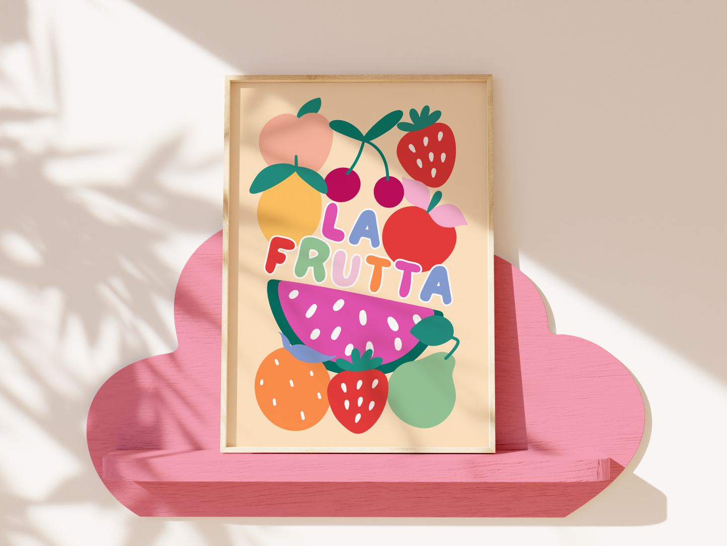 La Frutta Poster Print (Yellow)