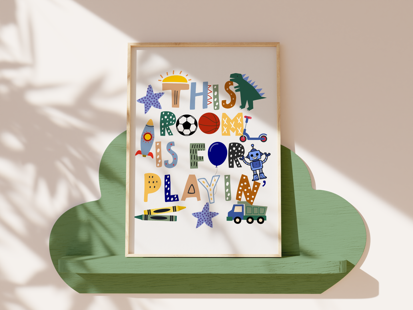 This Room Is For Playin' Poster Print