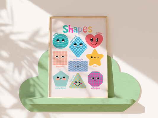 Shapes Poster Print