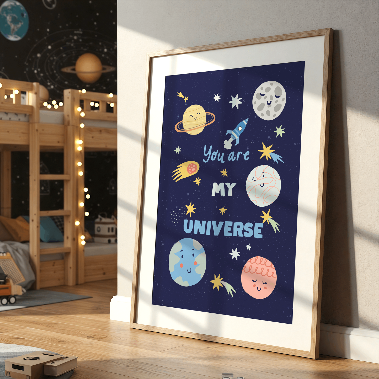You Are My Universe Poster Print