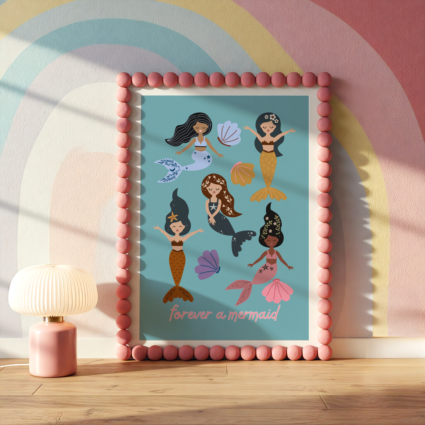 Forever a Mermaid Poster Print