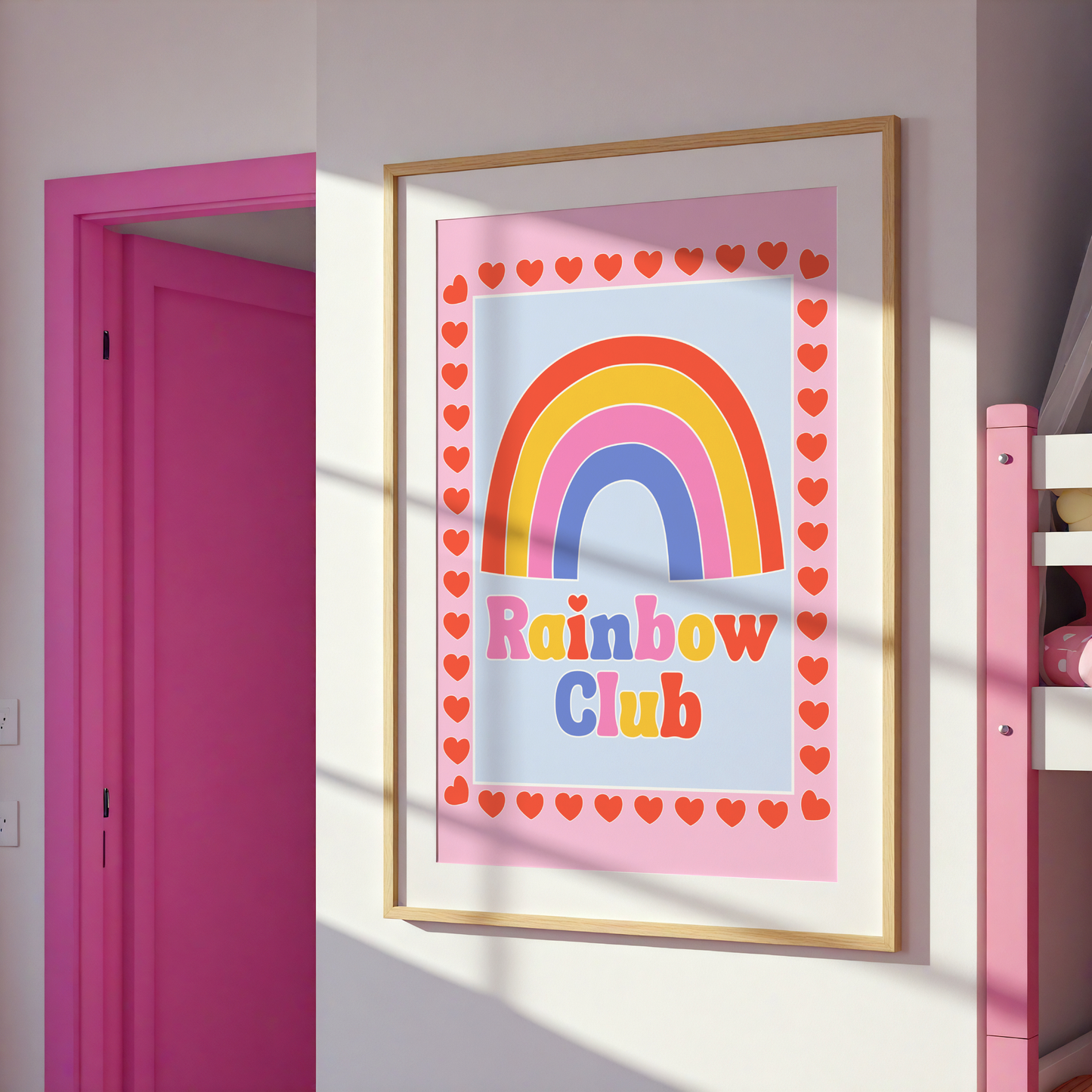 Rainbow Club Poster Print