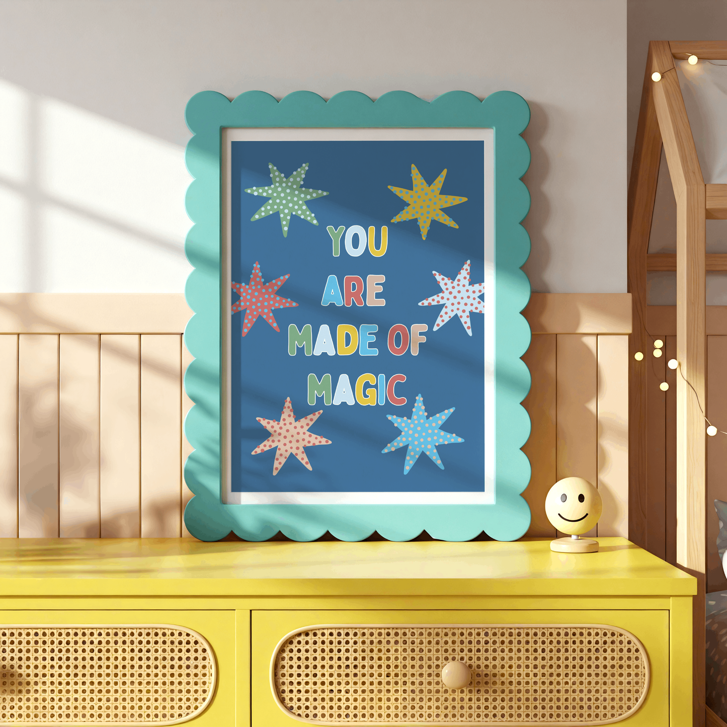 You Are Made Of Magic Poster Print (Blue)